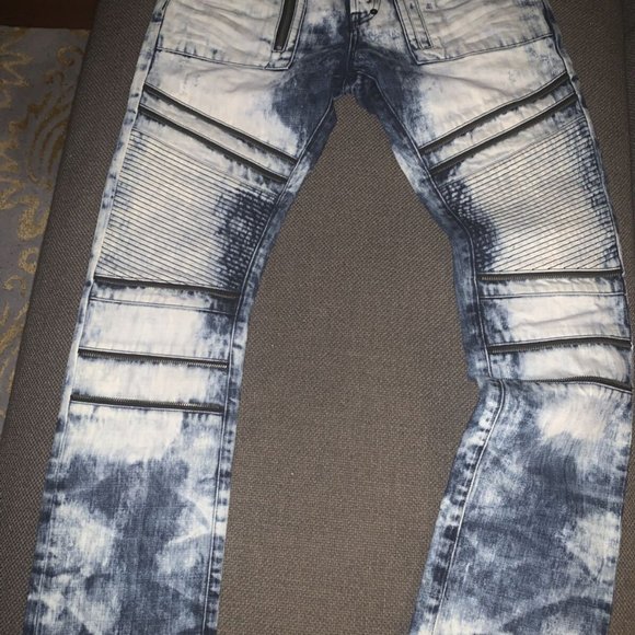NWT Men’s Sample PRPS Demon Acid Wash Zippers